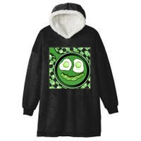 Happy St Patricks Day Green Eggs And Bacon Smile Hooded Wearable Blanket