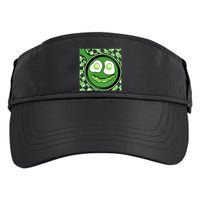 Happy St Patricks Day Green Eggs And Bacon Smile Adult Drive Performance Visor