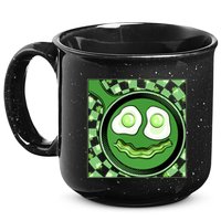 Happy St Patricks Day Green Eggs And Bacon Smile 15oz Campfire Ceramic Mug
