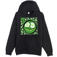 Happy St Patricks Day Green Eggs And Bacon Smile Premium Pullover Hoodie