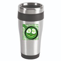 Happy St Patricks Day Green Eggs And Bacon Smile 16oz Travel Tumbler