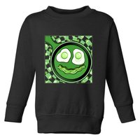 Happy St Patricks Day Green Eggs And Bacon Smile Toddler Sweatshirt