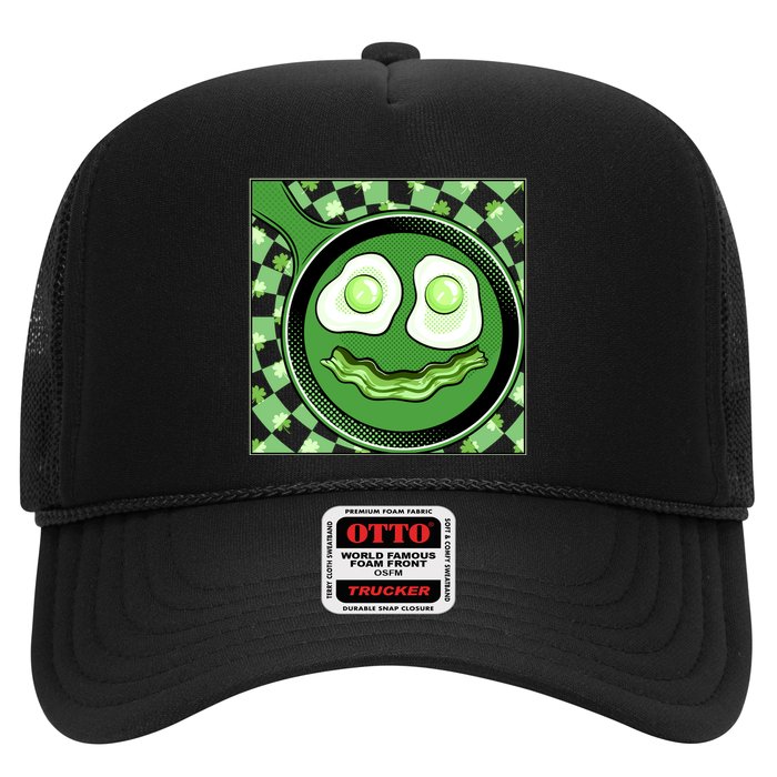 Happy St Patricks Day Green Eggs And Bacon Smile Hat