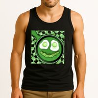Happy St Patricks Day Green Eggs And Bacon Smile Tank Top