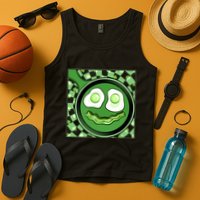 Happy St Patricks Day Green Eggs And Bacon Smile Tank Top