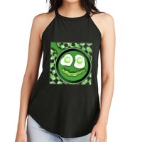 Happy St Patricks Day Green Eggs And Bacon Smile Women's Perfect Tri Rocker Tank
