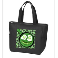 Happy St Patricks Day Green Eggs And Bacon Smile Zip Tote Bag
