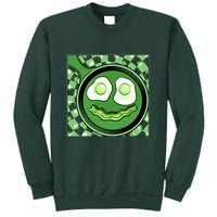 Happy St Patricks Day Green Eggs And Bacon Smile Sweatshirt