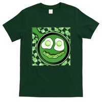 Happy St Patricks Day Green Eggs And Bacon Smile T-Shirt
