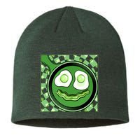 Happy St Patricks Day Green Eggs And Bacon Smile Sustainable Beanie