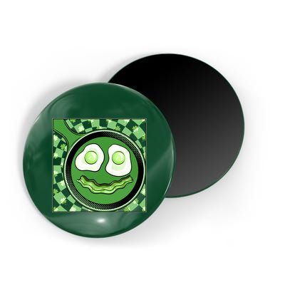 Happy St Patricks Day Green Eggs And Bacon Smile Magnet