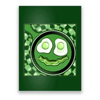 Happy St Patricks Day Green Eggs And Bacon Smile Poster