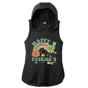 Happy St PatrickS Day Ladies PosiCharge Tri-Blend Wicking Draft Hoodie Tank