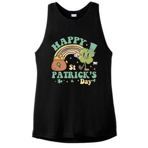 Happy St PatrickS Day Ladies PosiCharge Tri-Blend Wicking Tank