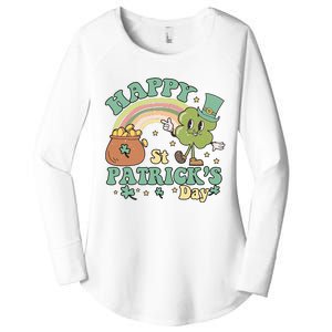 Happy St PatrickS Day Women's Perfect Tri Tunic Long Sleeve Shirt