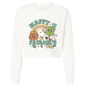 Happy St PatrickS Day Cropped Pullover Crew