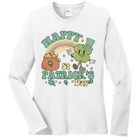 Happy St PatrickS Day Ladies Long Sleeve Shirt