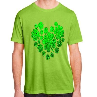 Happy St. Patrick Days Shamrock Adult ChromaSoft Performance T-Shirt