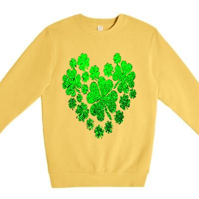 Happy St. Patrick Days Shamrock Premium Crewneck Sweatshirt