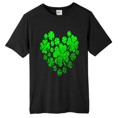 Happy St. Patrick Days Shamrock Tall Fusion ChromaSoft Performance T-Shirt