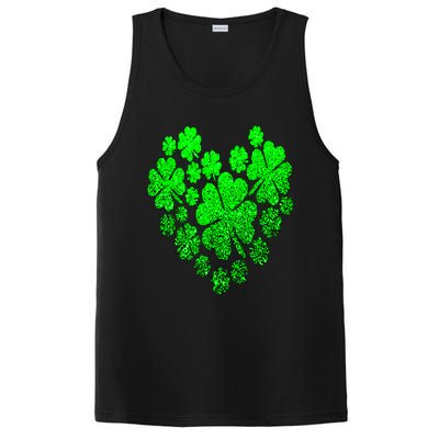 Happy St. Patrick Days Shamrock PosiCharge Competitor Tank