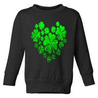 Happy St. Patrick Days Shamrock Toddler Sweatshirt