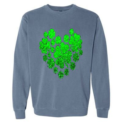 Happy St. Patrick Days Shamrock Garment-Dyed Sweatshirt