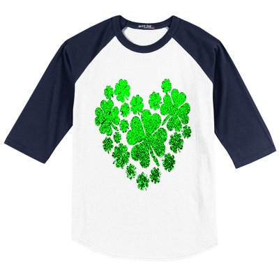 Happy St. Patrick Days Shamrock Baseball Sleeve Shirt