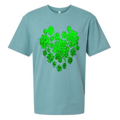 Happy St. Patrick Days Shamrock Sueded Cloud Jersey T-Shirt