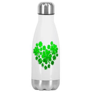 Happy St. Patrick Days Shamrock Stainless Steel Insulated Water Bottle