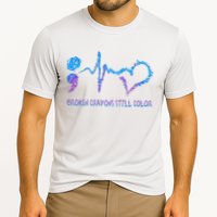 Heartbeat Semicolon Prevention Awareness Cooling Performance Crew T-Shirt