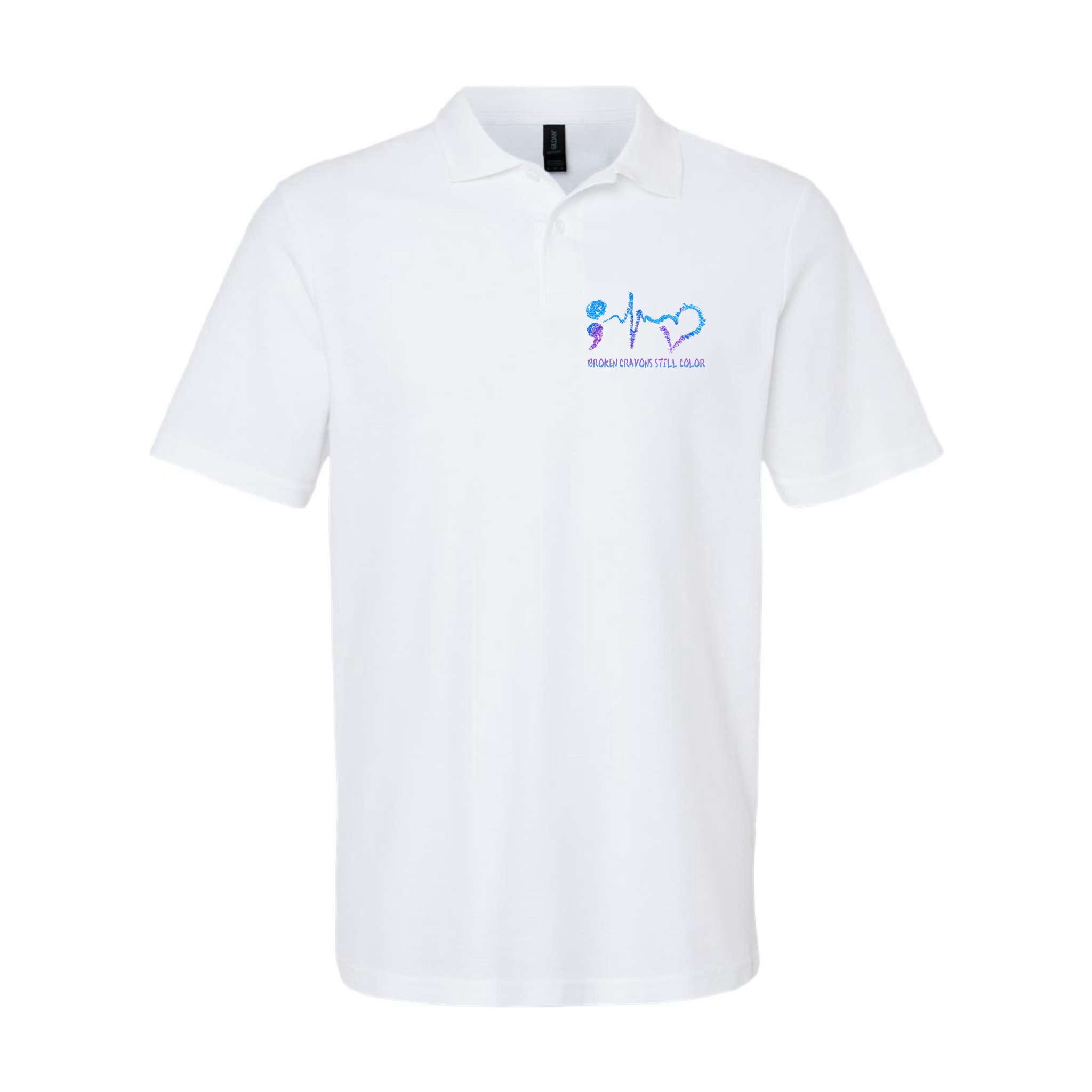 Heartbeat Semicolon Prevention Awareness Polo