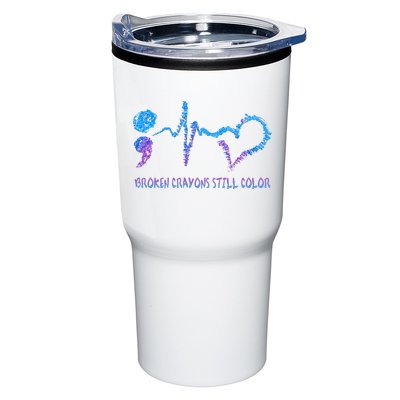 Heartbeat Semicolon Prevention Awareness Tumbler