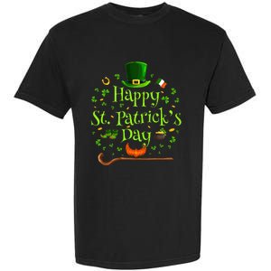 Happy St Patrick's Day Green Shamrock Irish Saint Patrick’s Garment-Dyed Heavyweight T-Shirt