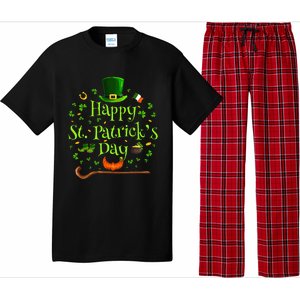 Happy St Patrick's Day Green Shamrock Irish Saint Patrick’s Pajama Set