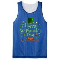 Happy St Patrick's Day Green Shamrock Irish Saint Patrick’s Mesh Reversible Basketball Jersey Tank