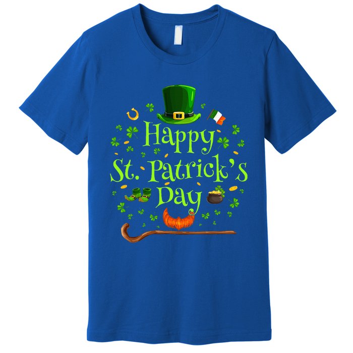 Happy St Patrick's Day Green Shamrock Irish Saint Patrick’s Premium T-Shirt