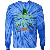 Happy St Patrick's Day Green Shamrock Irish Saint Patrick’s Tie-Dye Long Sleeve Shirt