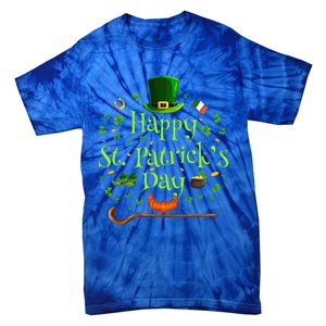 Happy St Patrick's Day Green Shamrock Irish Saint Patrick’s Tie-Dye T-Shirt