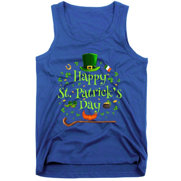 Happy St Patrick's Day Green Shamrock Irish Saint Patrick’s Tank Top