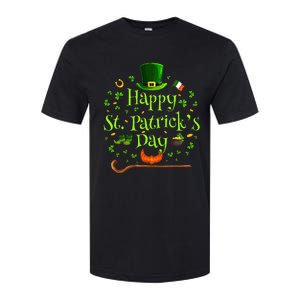 Happy St Patrick's Day Green Shamrock Irish Saint Patrick’s Softstyle CVC T-Shirt