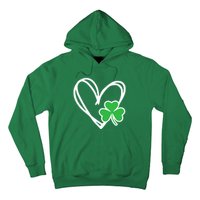 Heart St Patricks Day Shamrock Irish Hoodie