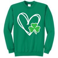 Heart St Patricks Day Shamrock Irish Sweatshirt