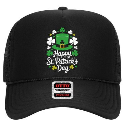 Happy St PatrickS Day Irish Shamrock Matching Group Cute Funny Gift Trucker Hat
