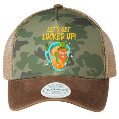 Happy St Patrick's Day Gnome Funny Pun Legacy Tie Dye Trucker Hat