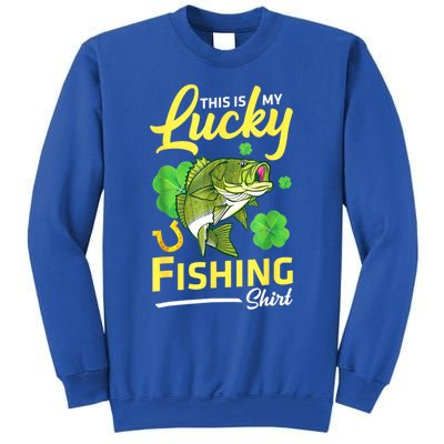 Happy Saint Patrick Day Me Fishers This Is My Lucky Fishing Meaningful Gift Sweatshirt