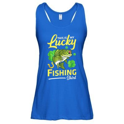 Happy Saint Patrick Day Me Fishers This Is My Lucky Fishing Meaningful Gift Ladies Essential Flowy Tank