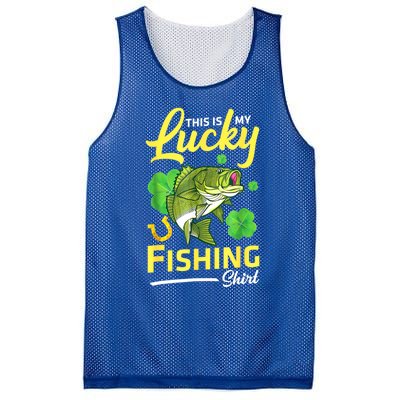 Happy Saint Patrick Day Me Fishers This Is My Lucky Fishing Meaningful Gift Mesh Reversible Basketball Jersey Tank