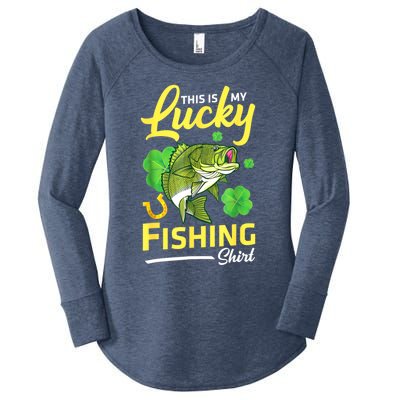 Happy Saint Patrick Day Me Fishers This Is My Lucky Fishing Meaningful Gift Women's Perfect Tri Tunic Long Sleeve Shirt