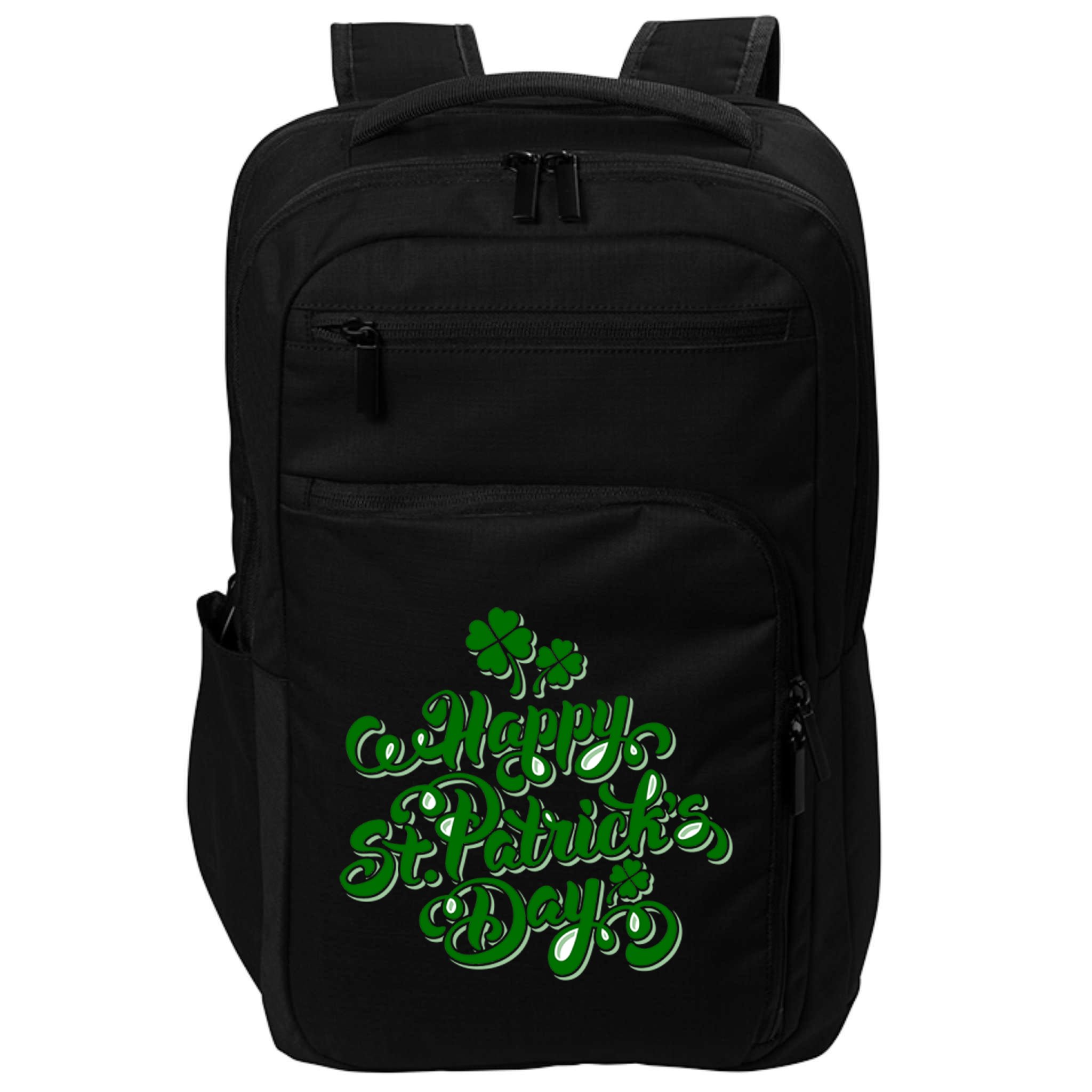 Happy St Patrick's Day Holiday Impact Tech Backpack